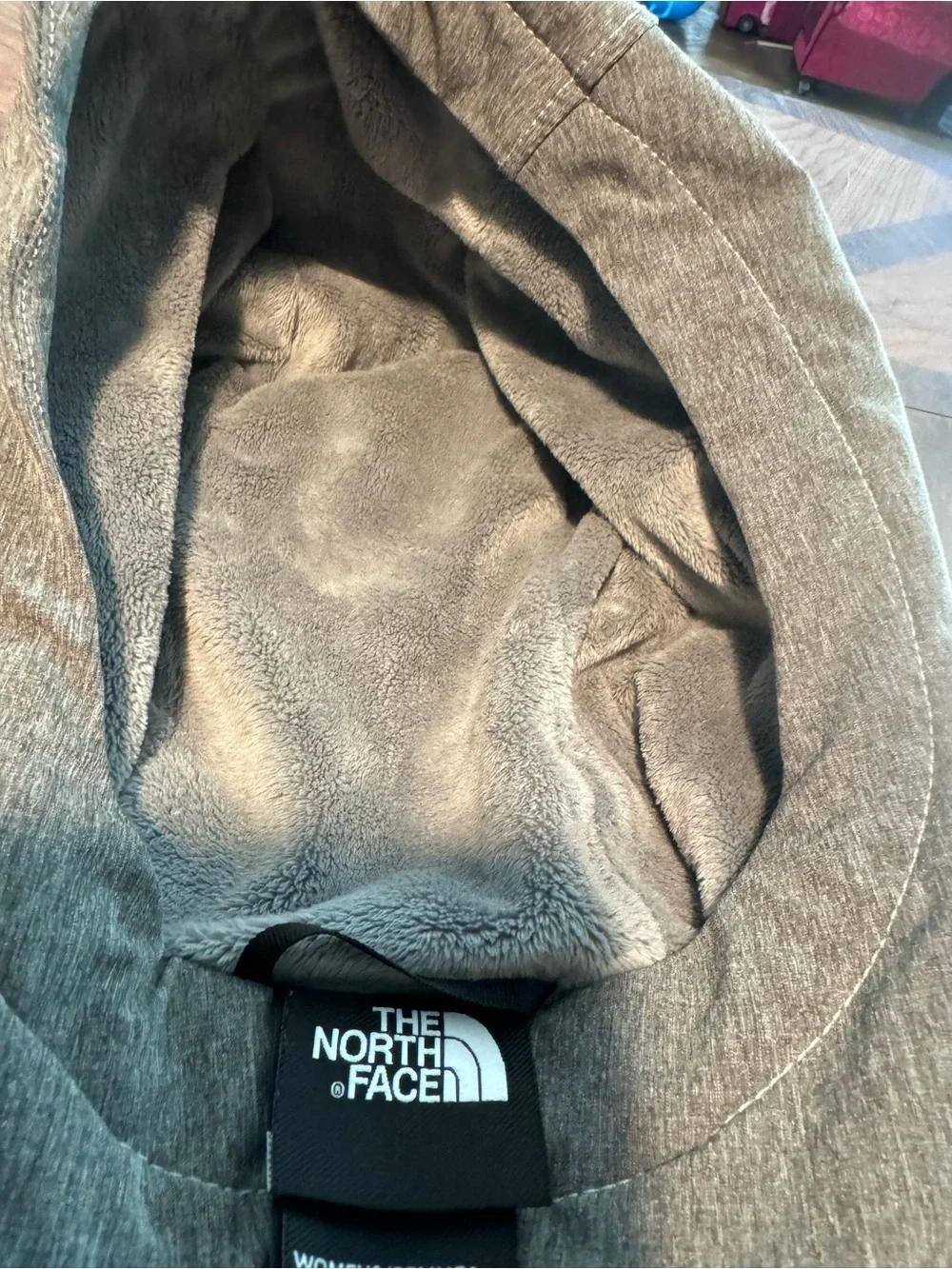 The North Face women’s Gray Hooded Softshell Jacket